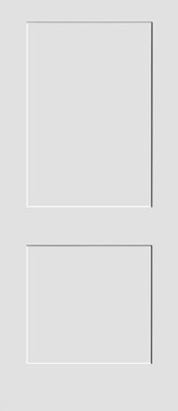 2 Panel Solid Shaker Door