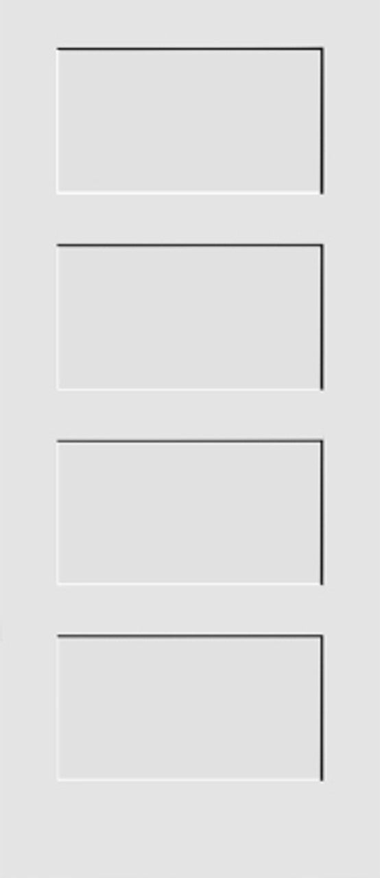 4 Panel Solid Shaker Door