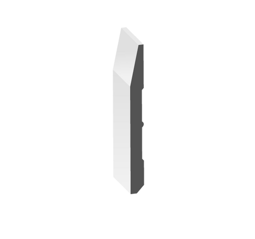 Beveled Baseboard 7 No Step