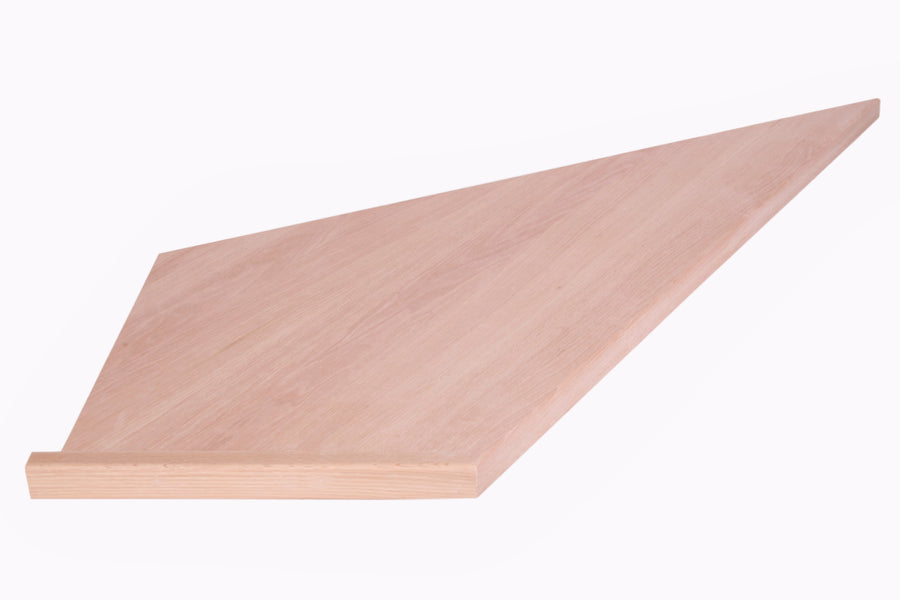 Triangle Shape Oak Stair Tread