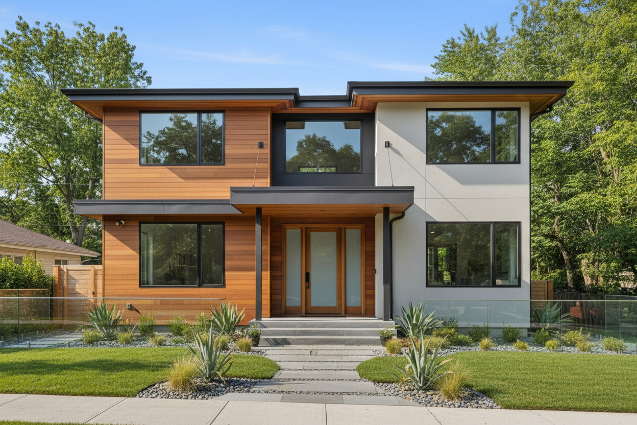 Completed Modern Home